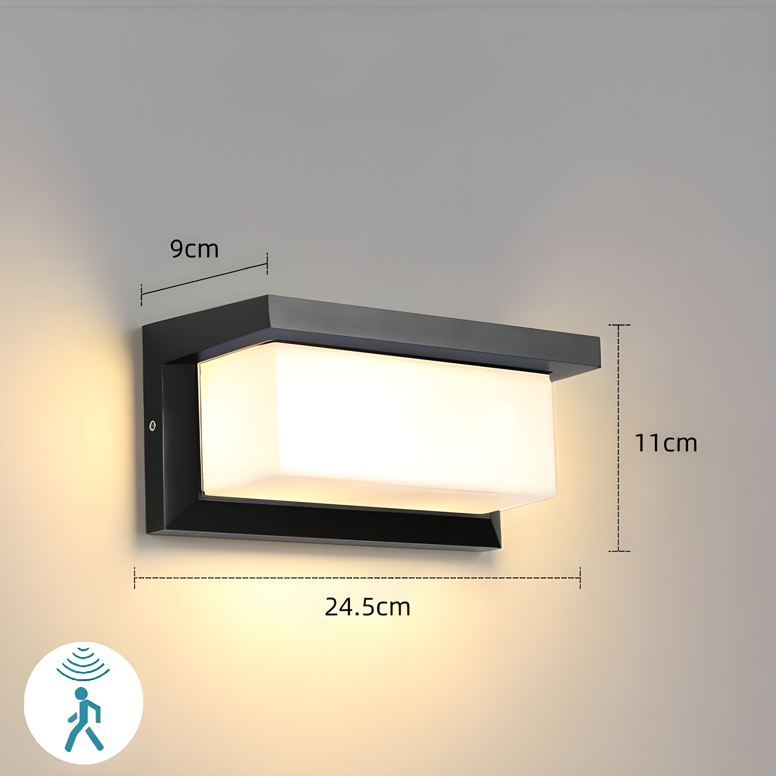 BowLift | LED Outdoor Motion Sensor Waterproof Wall Lamp