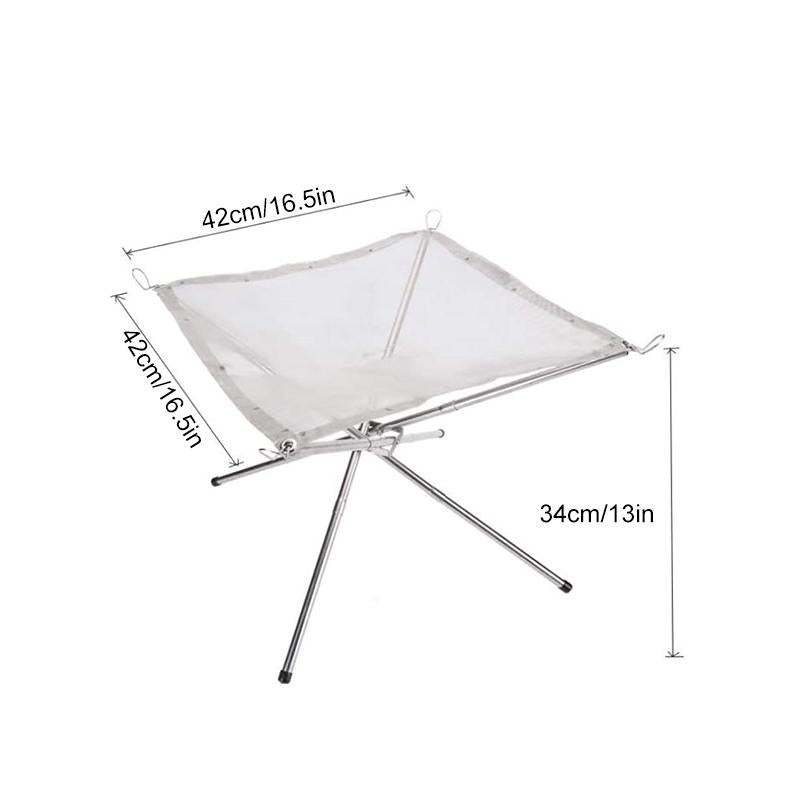 BowLift | Outdoor foldable fire pit rack