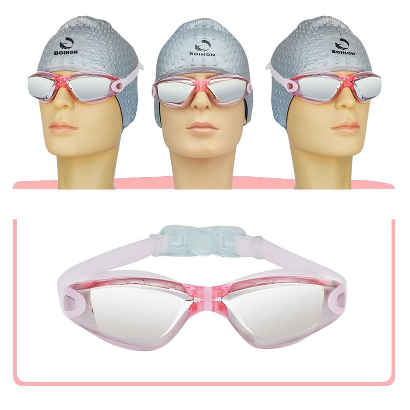 BowLift | No leak anti-fog UV protection triathlon swim goggles