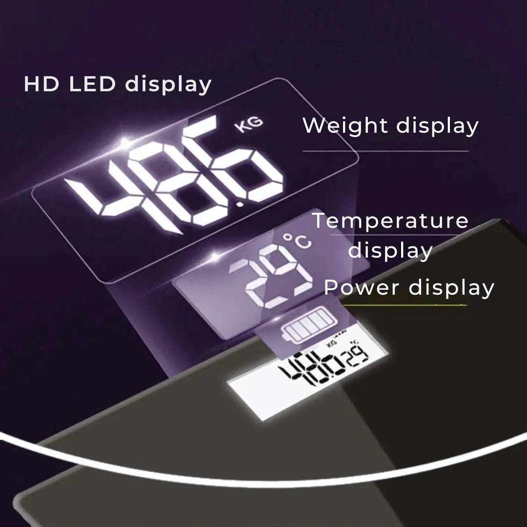 BodyMetrics Smart Body Composition Scale | BMI Fat Scale - Measures Weight - Calculates Body Fat - Tracks Fitness Bowlift