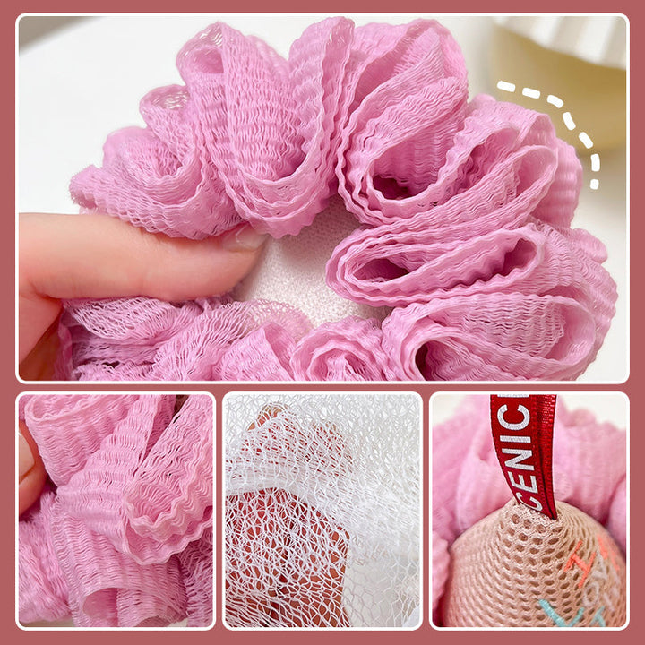 Bath Ball Cute Ice Cream Scrub Towel | Bowlift