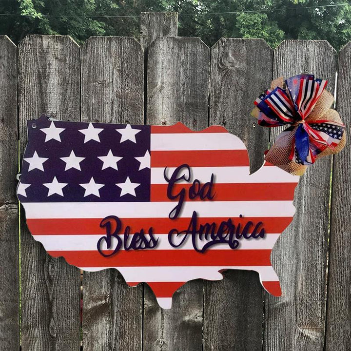 BowLift | America Flag Decorative Sign