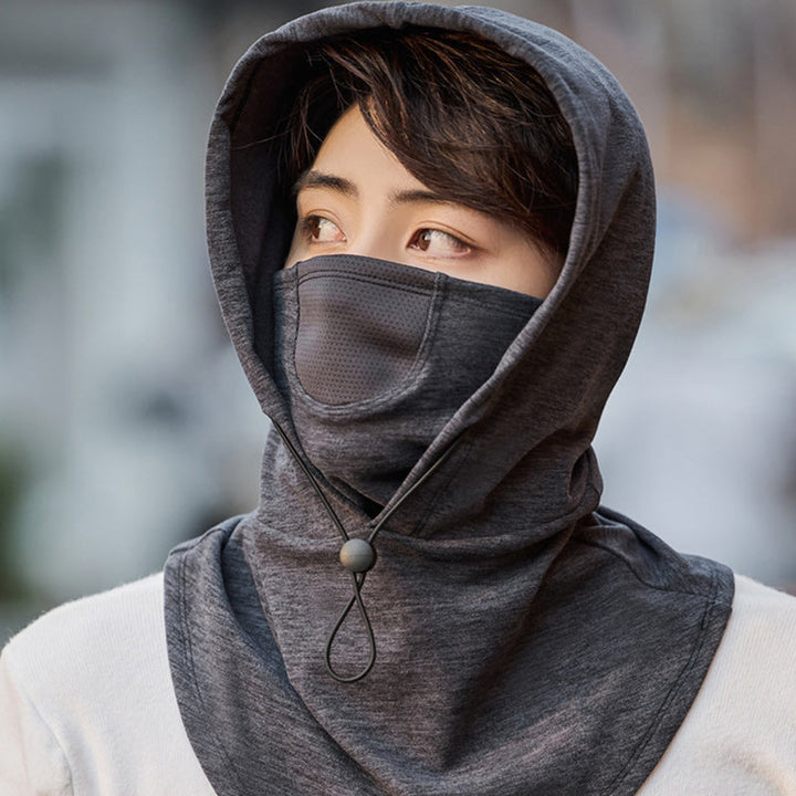 Hooded Face Mask with Neck Warmer for Cycling | Bowlift