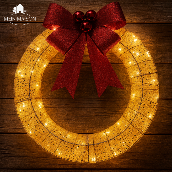 BowLift | GlowBow – The glowing Christmas wreath garland for festive elegance