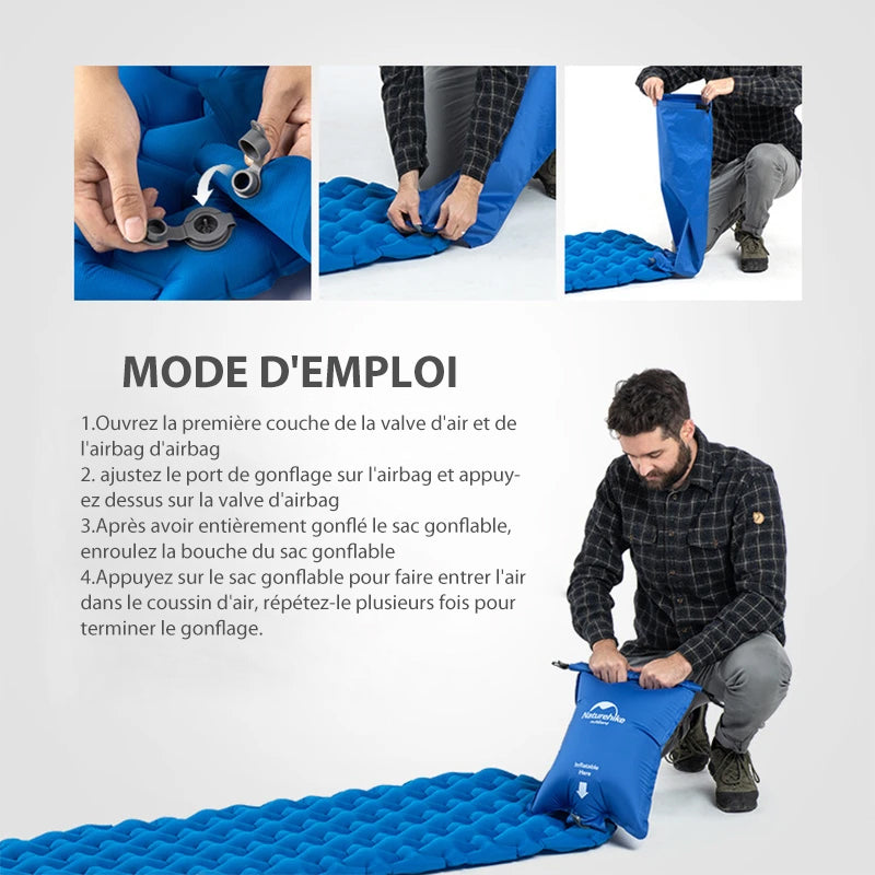 Camping carpet with air mattress | Bowlift