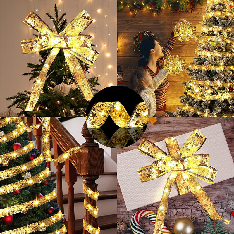BowLift | Ribbon Christmas tree decorative lights