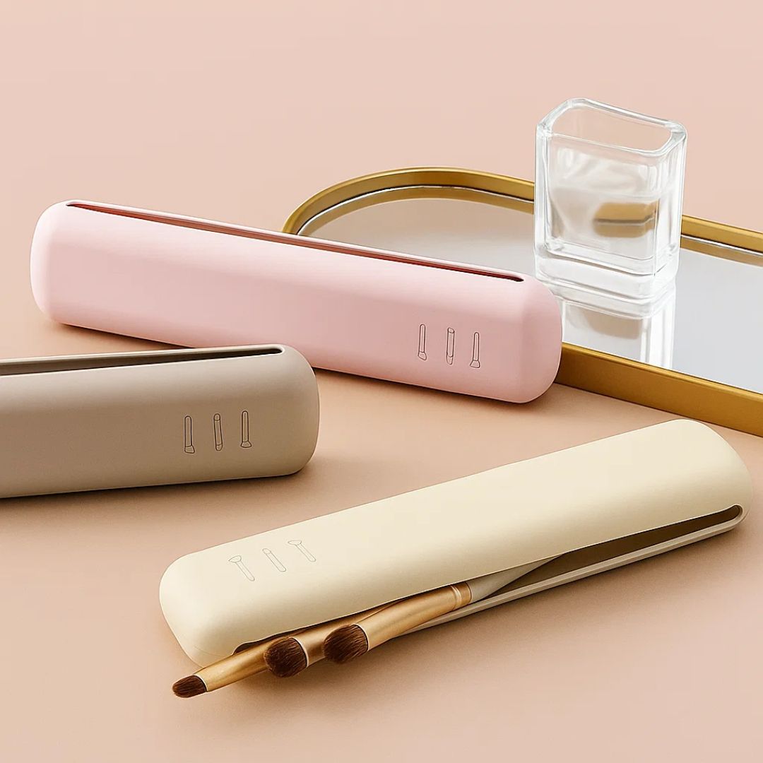 Organise & Protect Your Brushes – Dust- & Water-Resistant Silicone Case – Keep Clean & Tangle-Free Bowlift