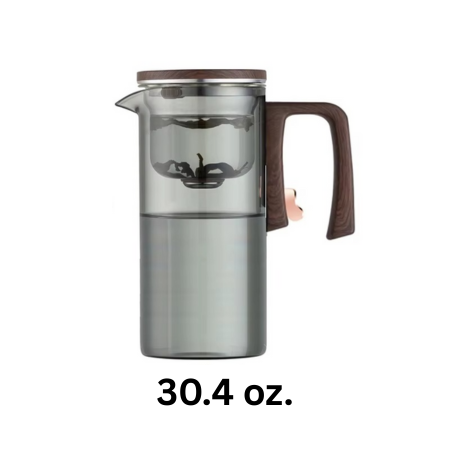 BowLift | Magical Glass Teapot with Built-In Strainer and Heat-Resistant Handle
