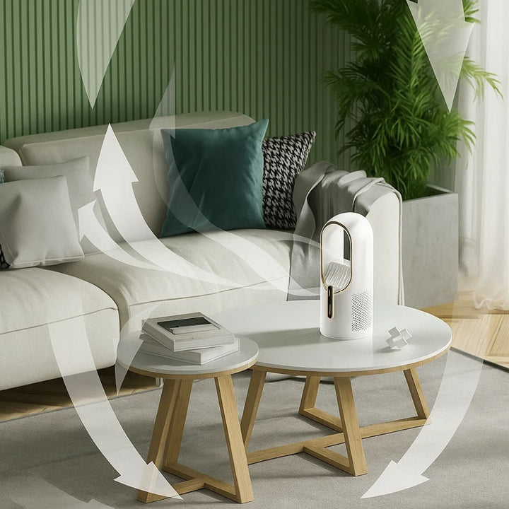 CoolMist | Portable Air Cooler Humidifier – Adjustable Quiet Mist – USB-Powered Compact – Personal Desk & Bedside Comfort for All-Day Freshness Bowlift