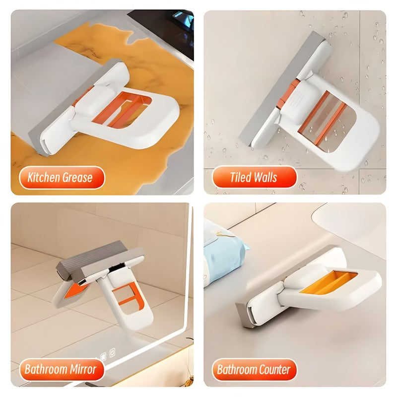 BowLift | Mini Folding Table Mop – Wet and Dry Mop