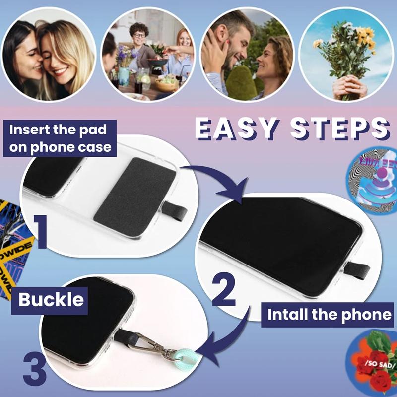 BowLift | Universal detachable mobile phone nylon strap