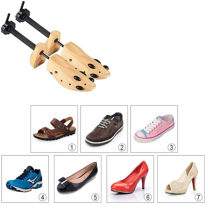 Adjustable Luxury Shoe Stretcher – Wood Comfort Adjustment Aid | Bowlift