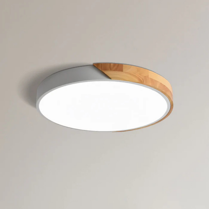 BowLift | Scandinavian Wooden LED Ceiling Lamp