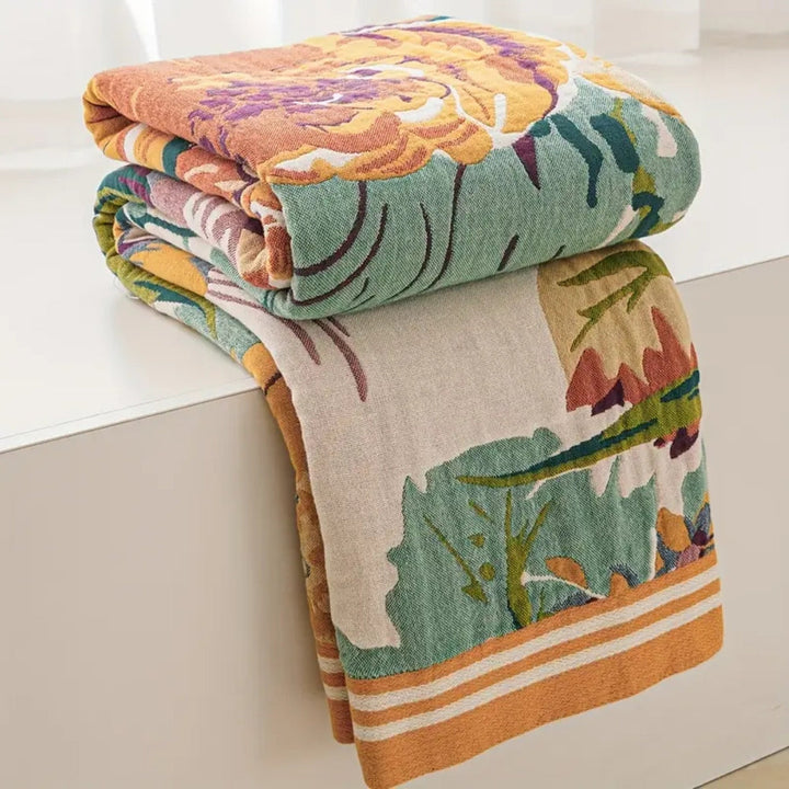BowLift | Sienna Floral Bloom Cotton Blanket