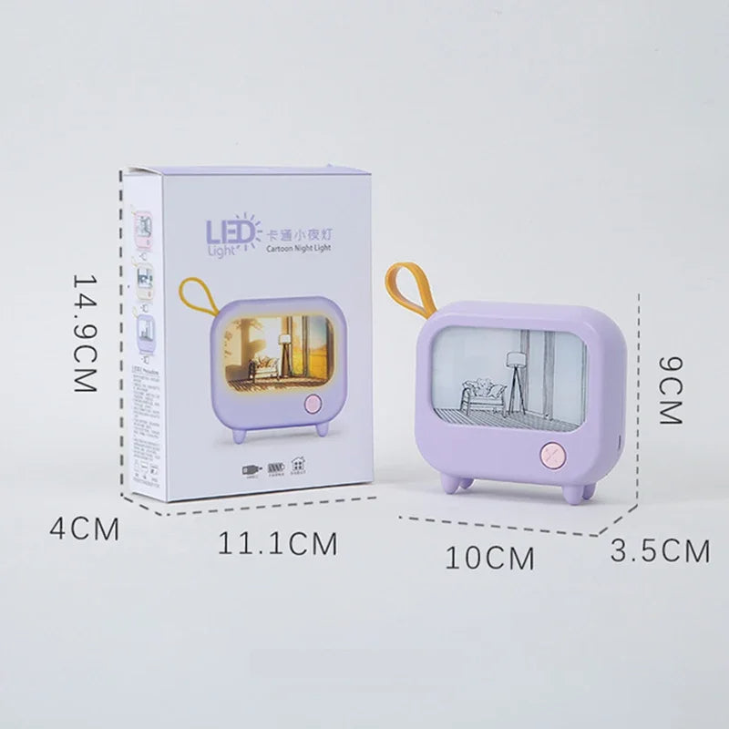 BowLift | Mini TV Painting LED Night Light