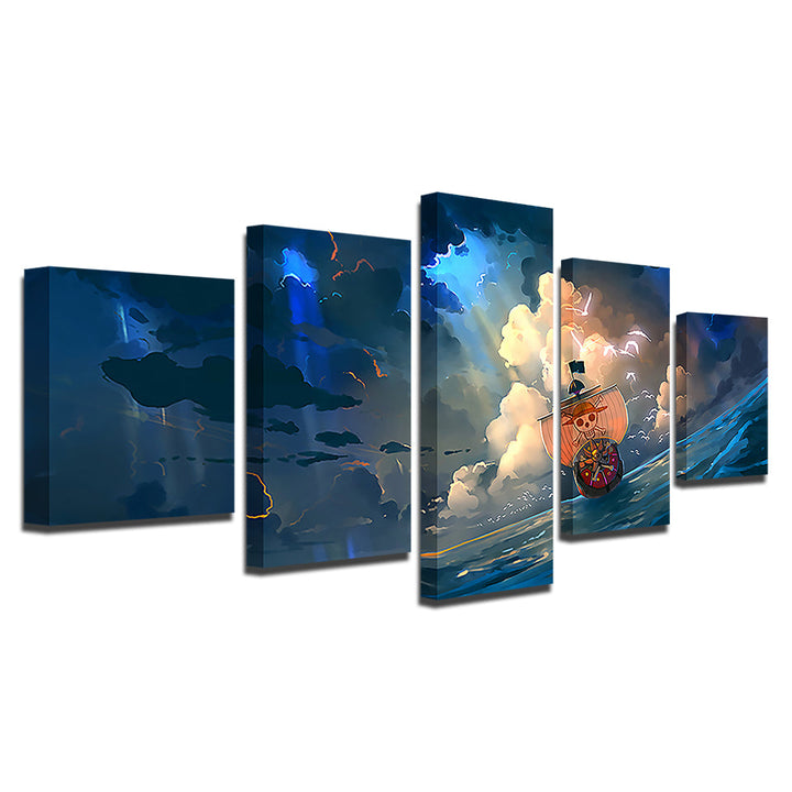 Pirate Paradise 5 Piece - Canvas Wall Art Painting | Bowlift