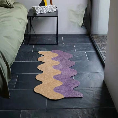 BowLift | Abstract Color Block Rug made of Cotton-Polyester