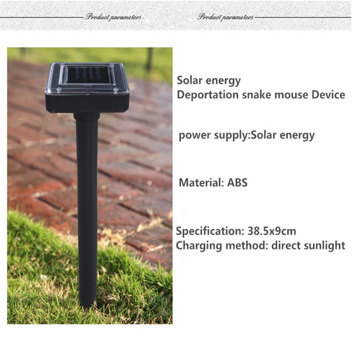 BowLift | Solar-powered snake and pest deterrent – Ultrasonic device for the garden