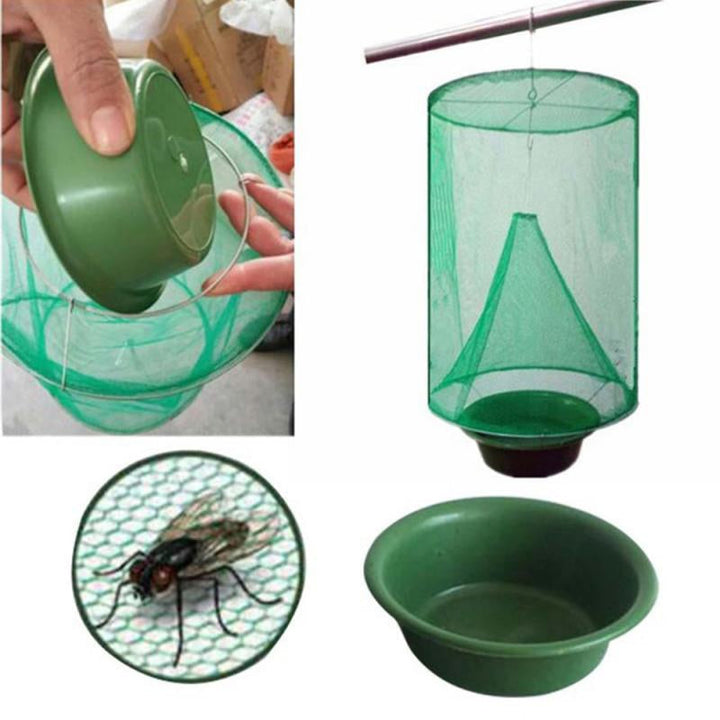 Reusable Hanging Cage Net Fly Trap | Bowlift