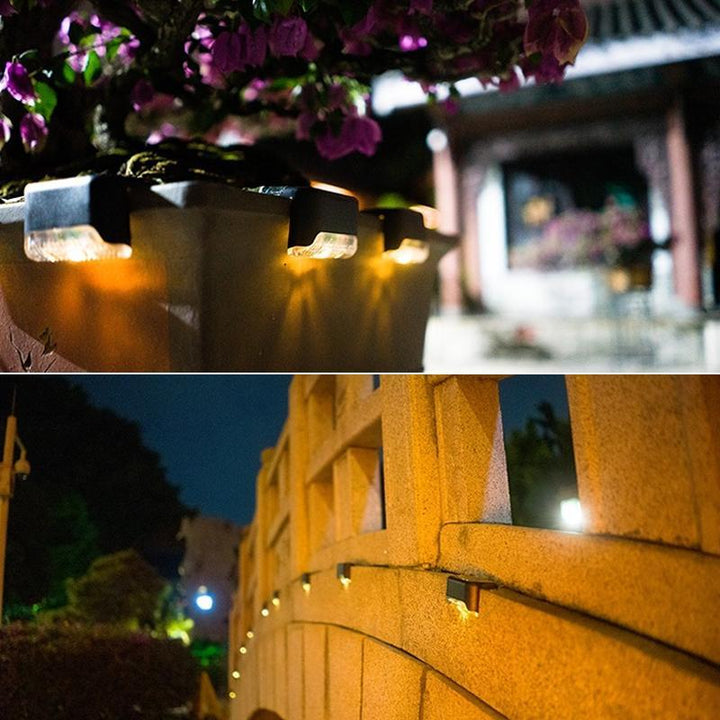 BowLift | Waterproof Stair Solar Lights for Outdoors (4 pieces)
