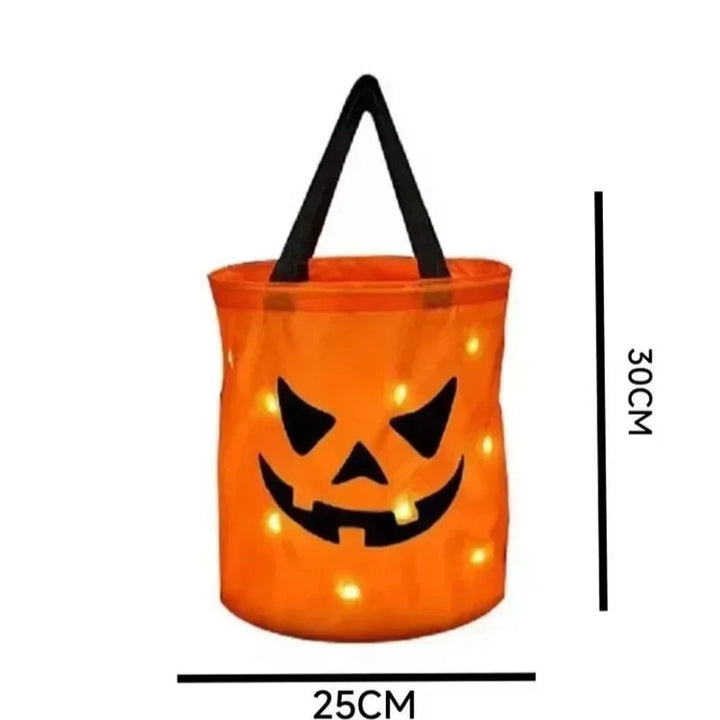 BowLift | Light Up Pumpkin Halloween Treat Bag