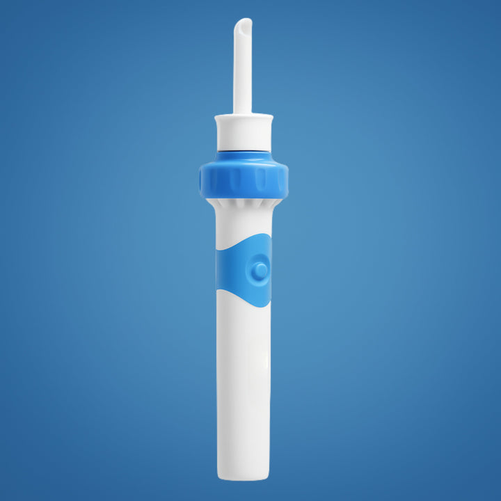 Soft Silicone Tip – LED Guidance – Quiet Safe Wax Removal for Adults & Kids Bowlift