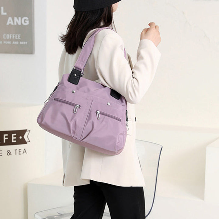Waterproof Simple Nylon Handbag | Bowlift
