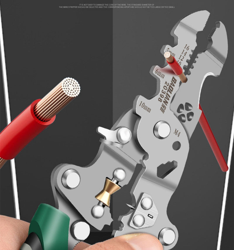 BowLift | New Multi-Functional Foldable Wire Stripper Pliers