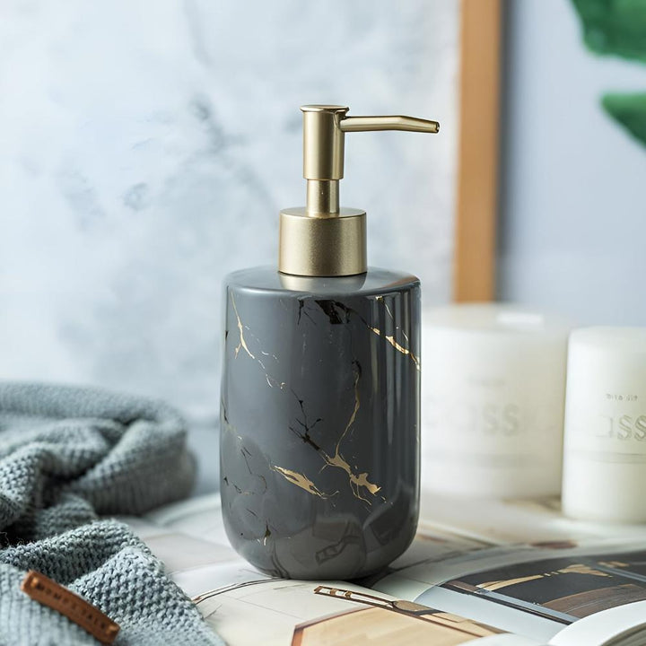 BowLift | Golden Marble Luxe Dispenser