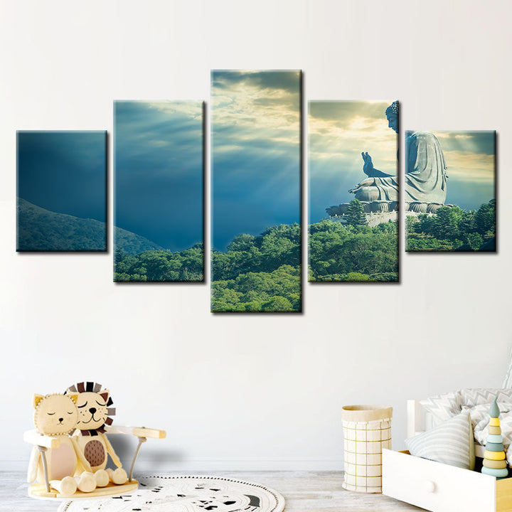 Secret Sky 5 Piece - Canvas Wall Art Painting | Bowlift