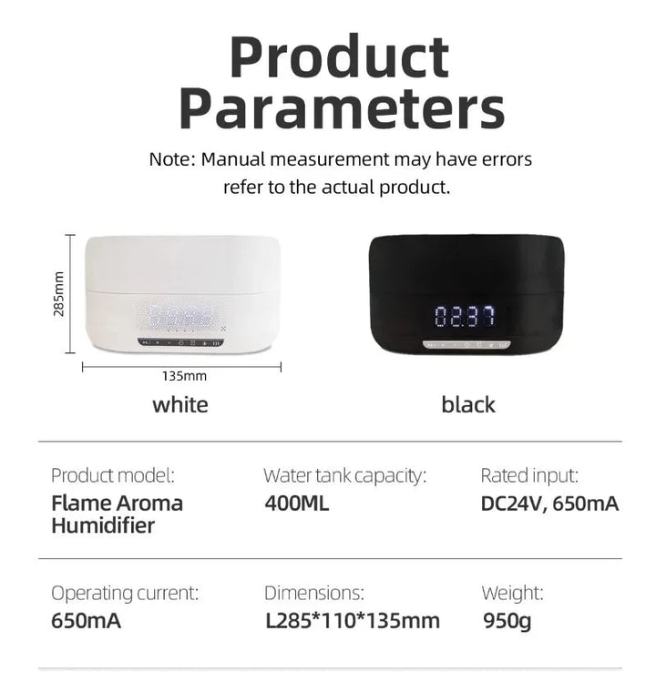3in1 Mist Tune Air Humidifier Bowliftuetooth Speaker | Bowlift