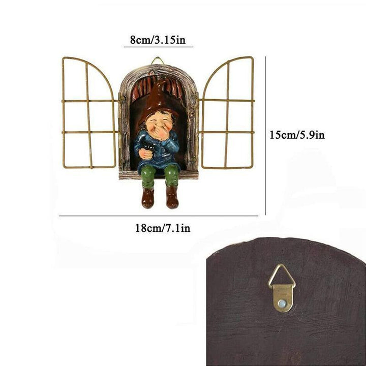 Garden decor gnome figure | Bowlift