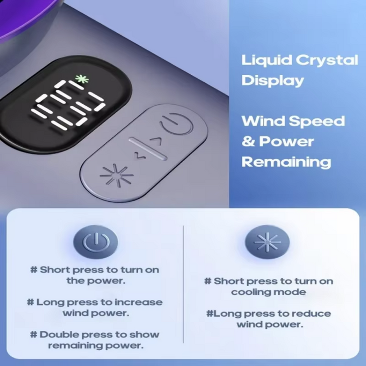 Handheld Mini Fan – Instant Cooling in Seconds Bowlift