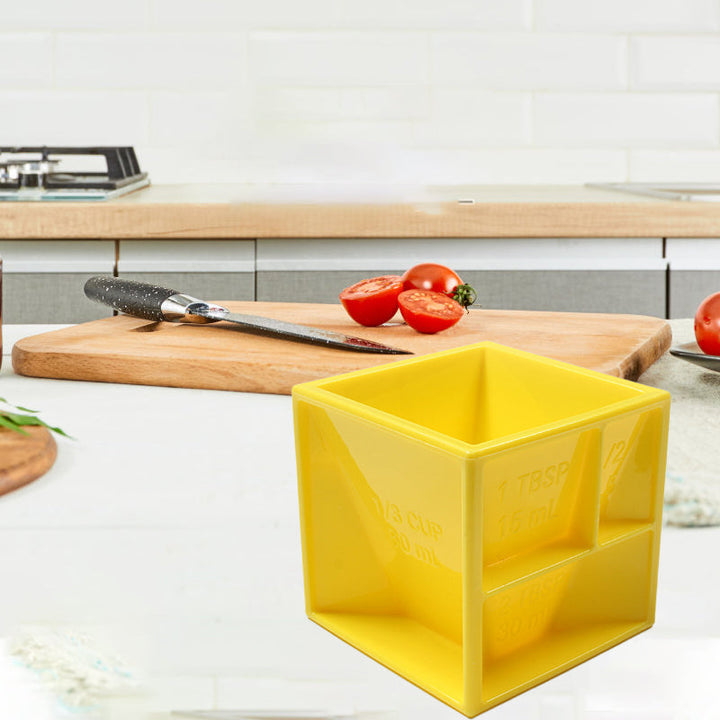 Kitchen cube integrated measuring device | Bowlift
