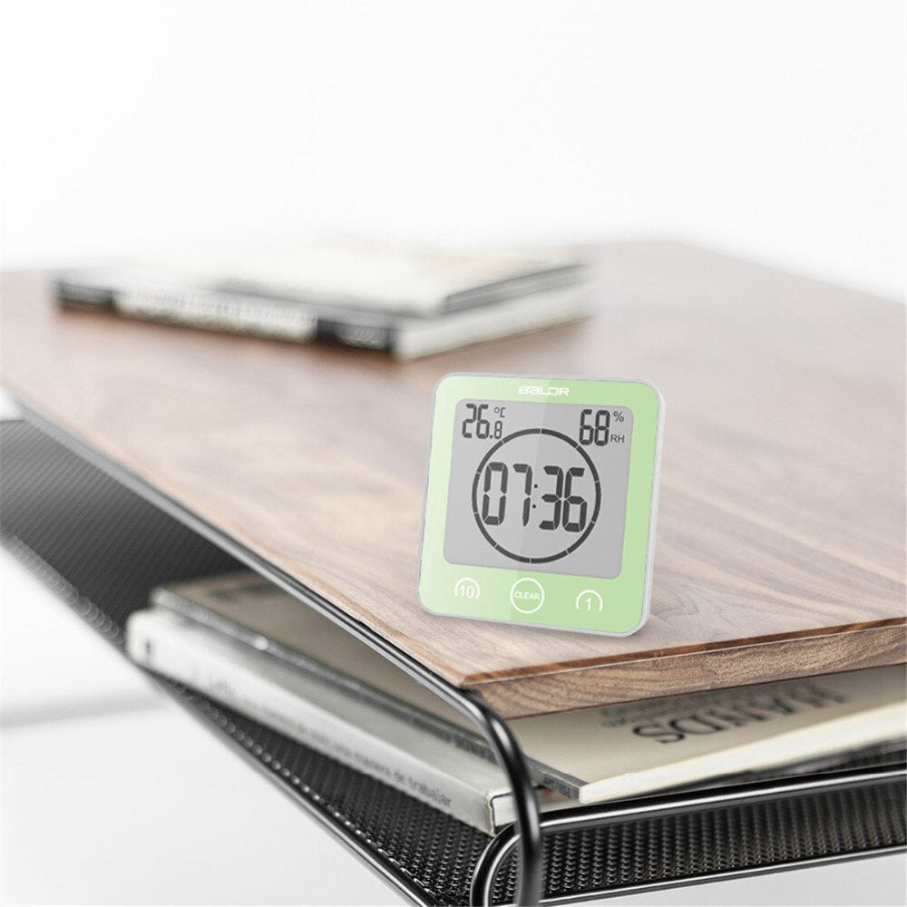 BowLift | Waterproof Shower Clock – Always On Time, Even In The Bathroom