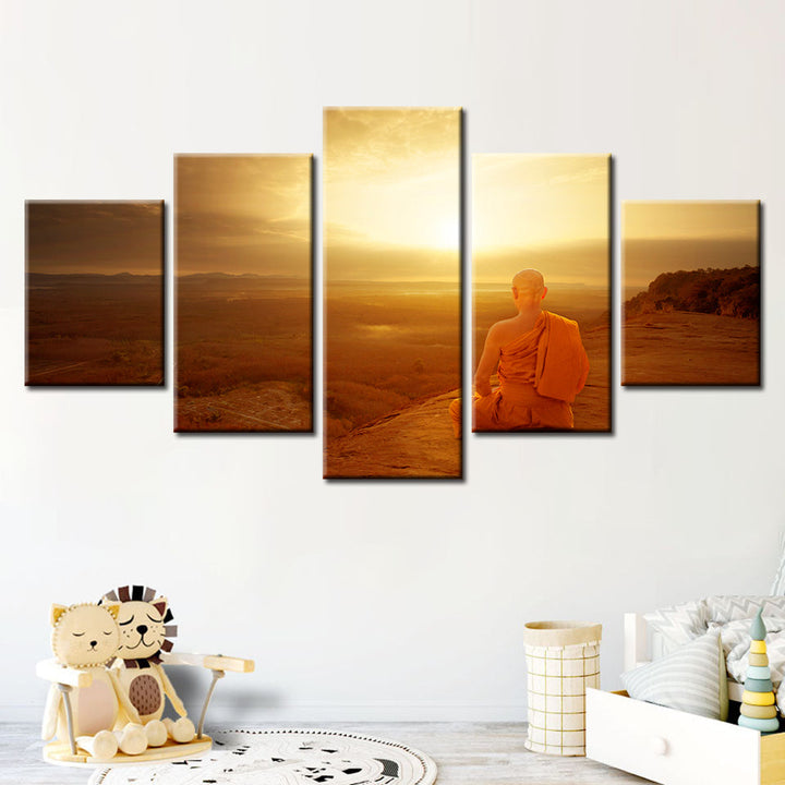 Warm Morning 5 Piece - Canvas Wall Art Painting | Bowlift