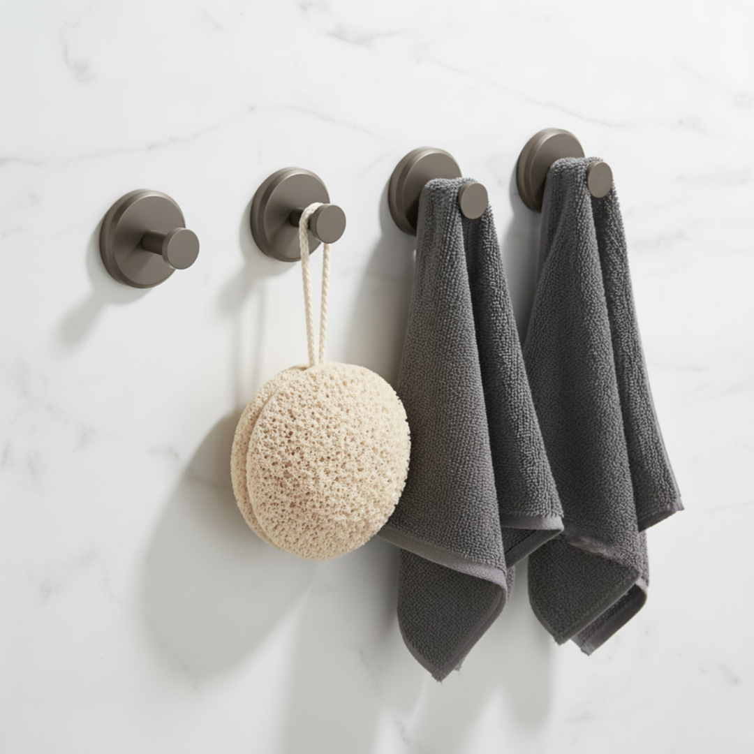 Suction Cup Hooks Without Drilling 2-Piece Set | Bowlift