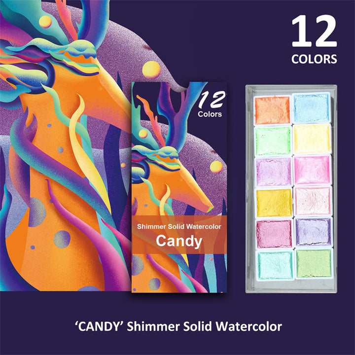 BowLift | Solid Watercolor Paint Set
