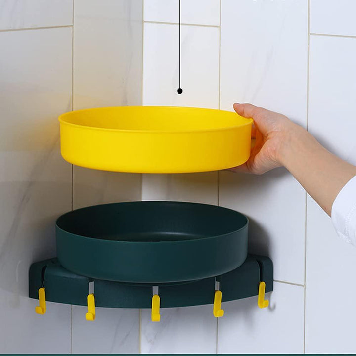 BowLift | Mounting-free rotatable bathroom organizer stand