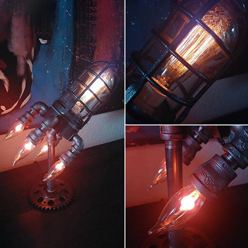 BowLift | Steampunk Rocket Lamp