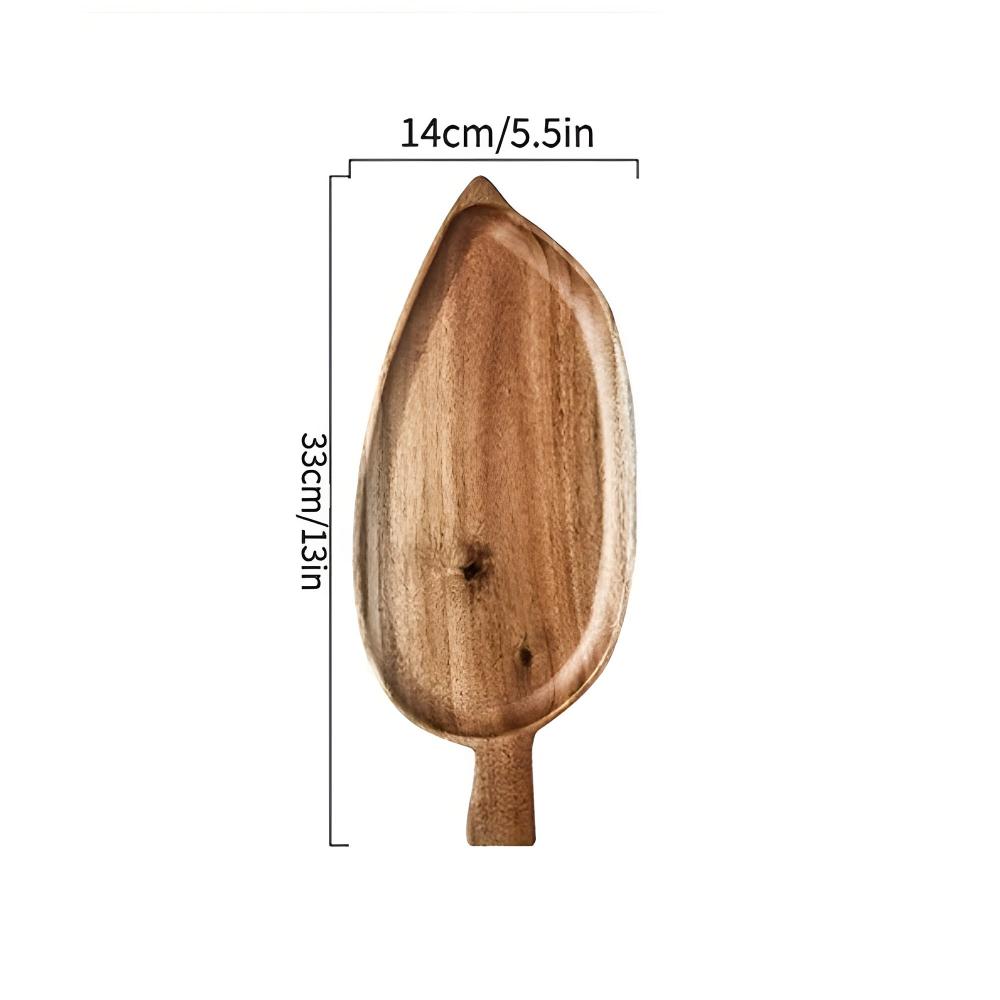 BowLift | Leaf-Shaped Wooden Serving Plate