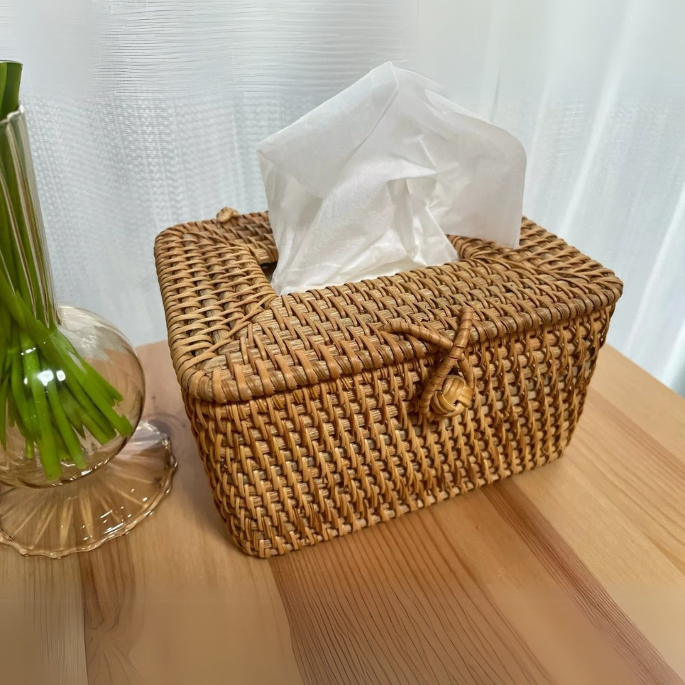 BowLift | Bespoke Rattan Tissue Box