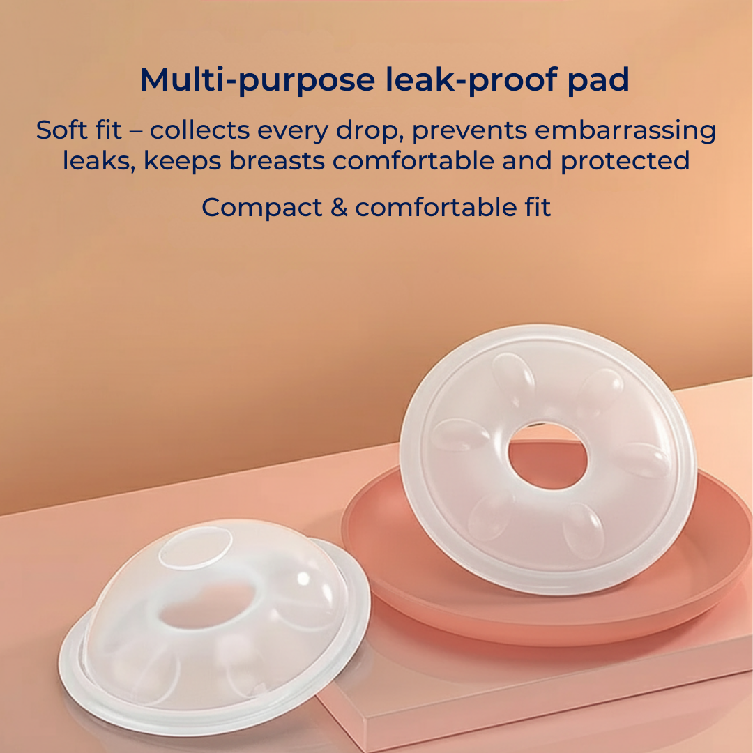 Silicone Adhesion – Thin Reusable – Discreet Leak Protection – Washable Comfort For Nursing Mums Bowlift