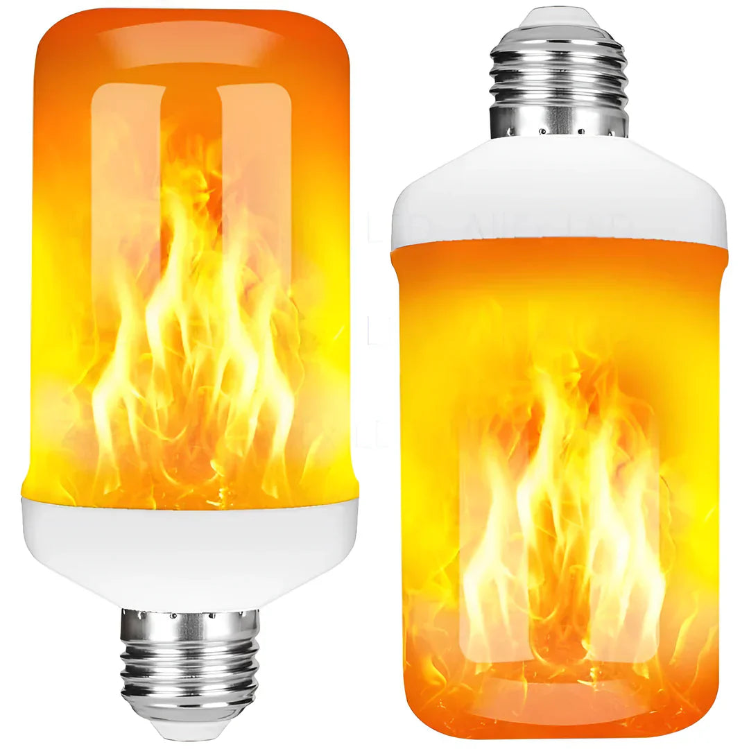 BowLift | Flame effect lamp – 9W LED lamp with realistic flame light