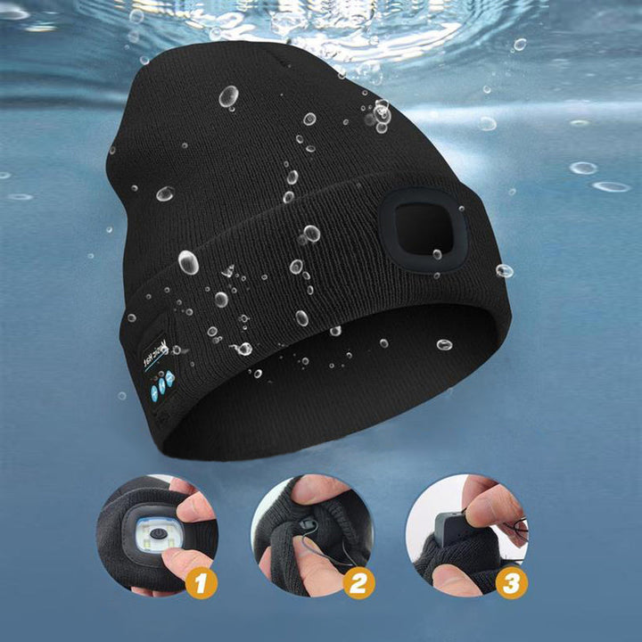 BowLift | LED Bluetooth Beanie with Detachable Speakers