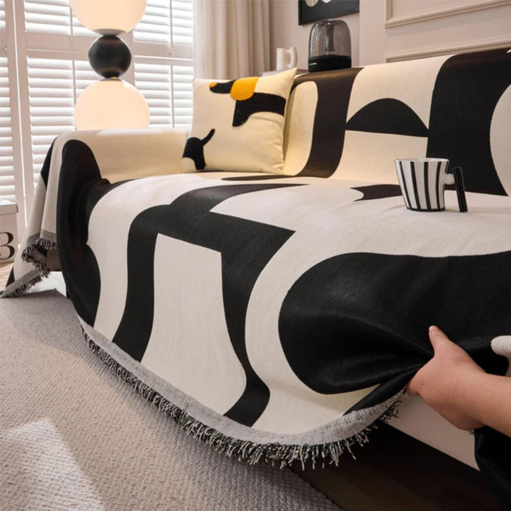 BowLift | Harper Luxe Chenille Sofa Cover