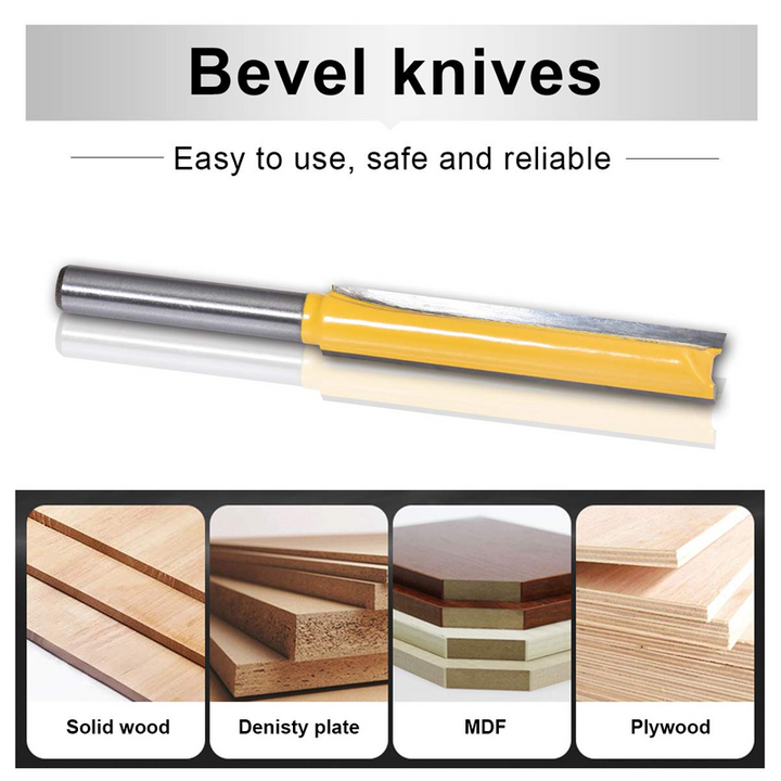 BowLift | 8MM Shaft Double Groove Straight Mill