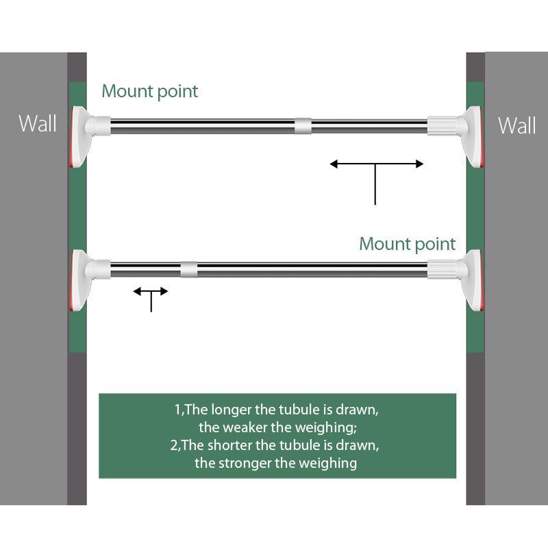 BowLift | Clothing Hanger Telescopic Rod(Retractable to 19.7-31.5in)