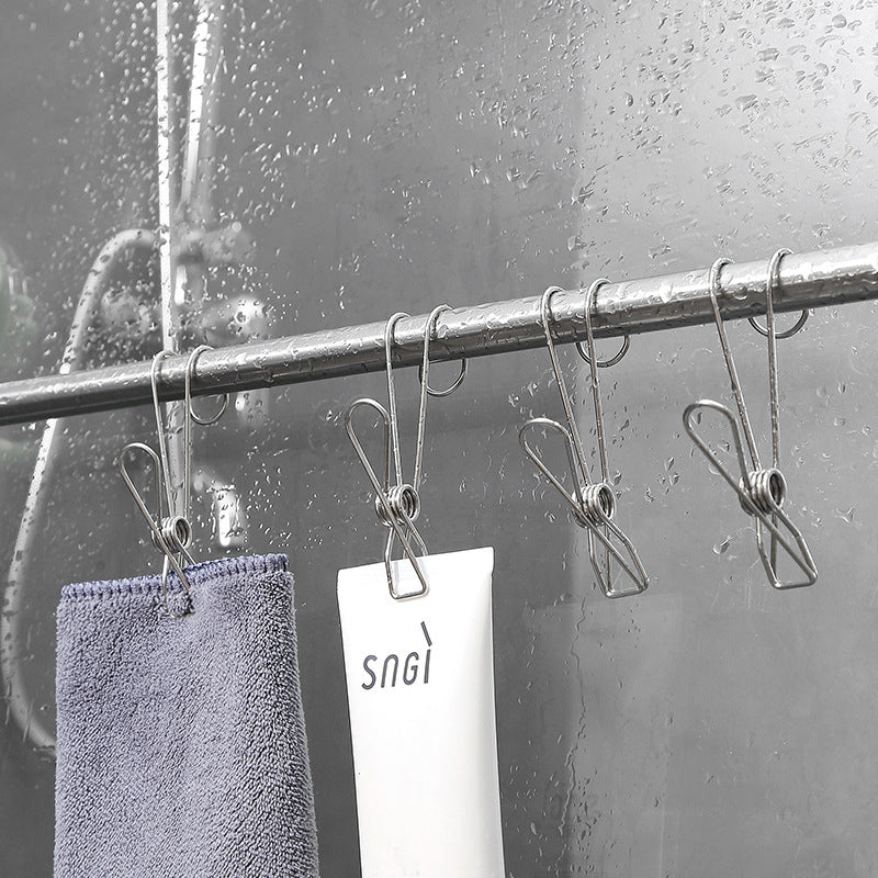 Stainless Steel Laundry Clips Hook Clip Bowlift