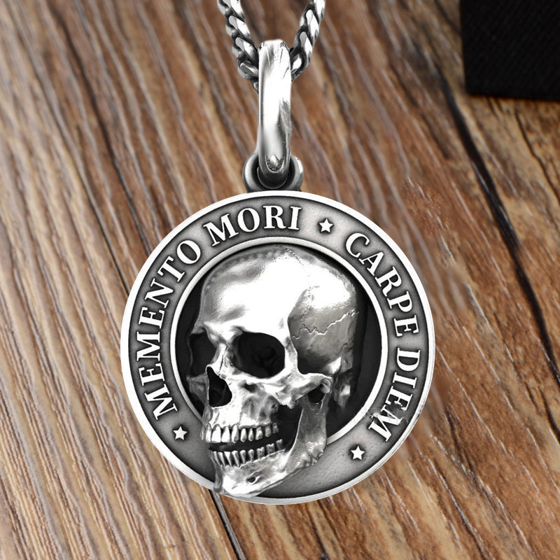 BowLift | Skull Necklace Made of Titanium Steel